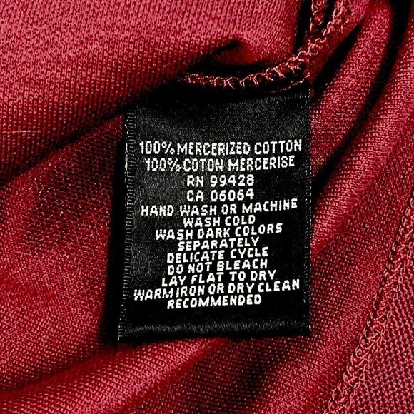 Bugatchi Maroon Button Down Shirt - Picture 7 of 8